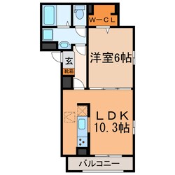 ベル　フルールの物件間取画像